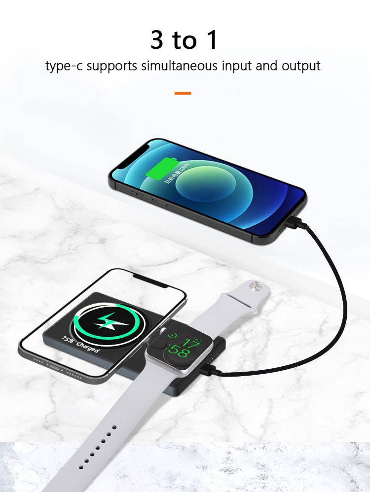 5000mAh Wireless Charging Power Bank