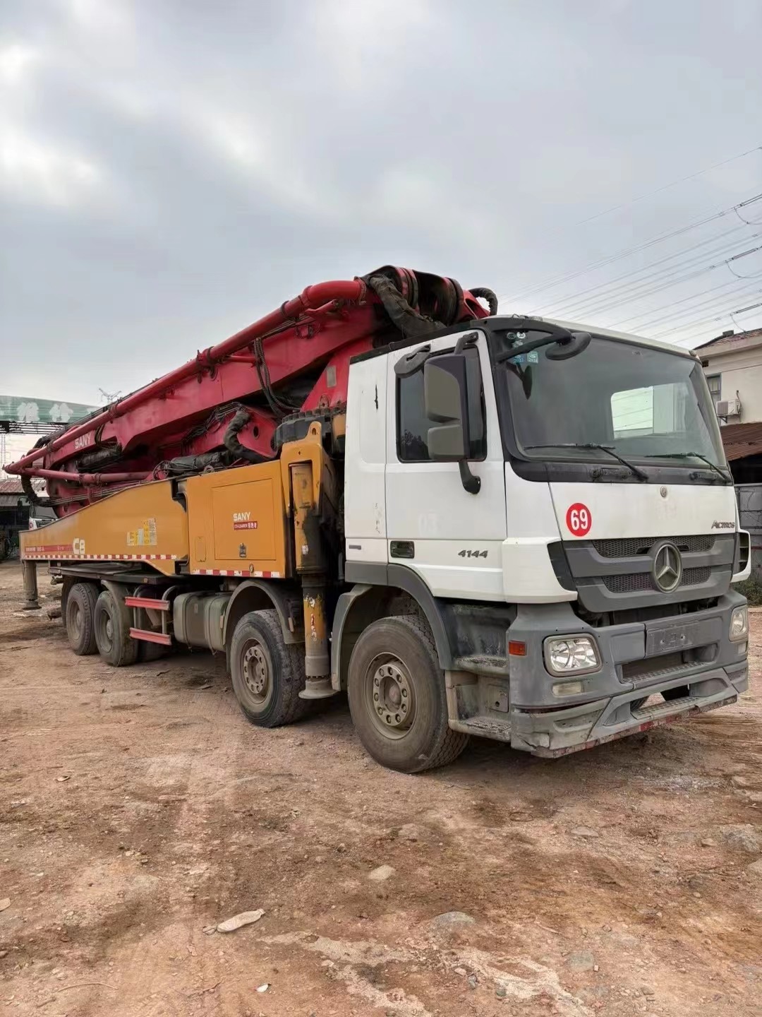 2019 Used 38M 56M 49M 60M 62M Concrete Pump Truck for Sany Heavy Industry