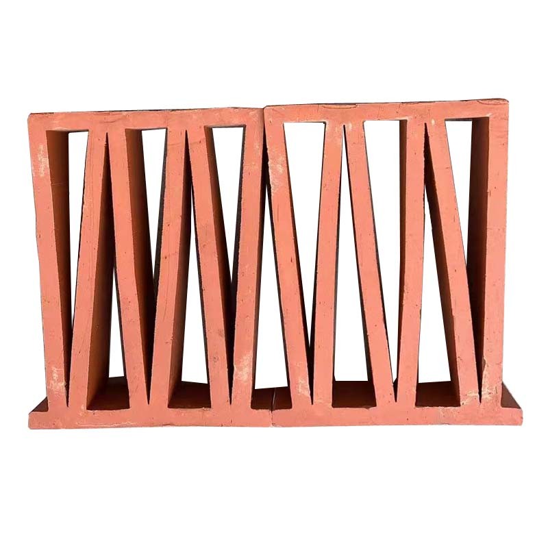 Beautiful Build Temple Antique Clay Roof Tiles Bent Flat Type 180*160mm