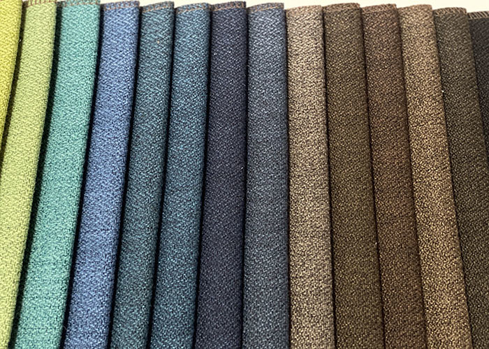 Acrylic Dyed Linen Sofa Fabric Double Faced Upholstery Seating Cover