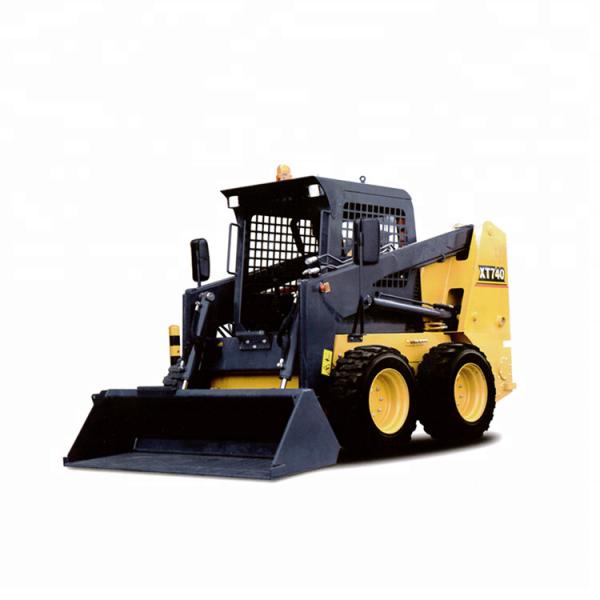EPA Engine Skid Steer Loader Hydraulics Quick Coupler Wheel 0.5m3 Bucket