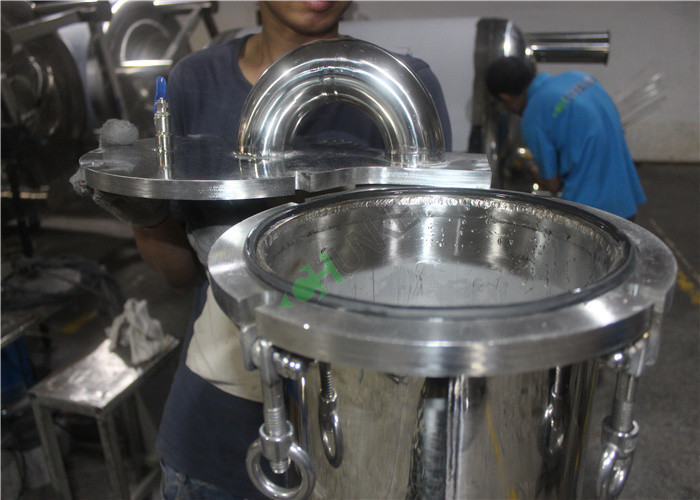 SS 304 316 Stainless Steel Water Filter Housing Single Bag High Pressure