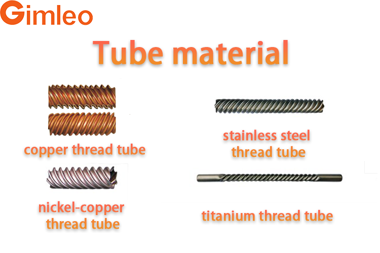 Compact Tube In Tube Heat Exchanger GY-0060C for and Refrigerant Pump with Copper Tubes