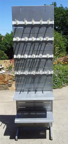 Freestanding Retail Gondola Shelving Metal Display Shelving Unit For Shops /