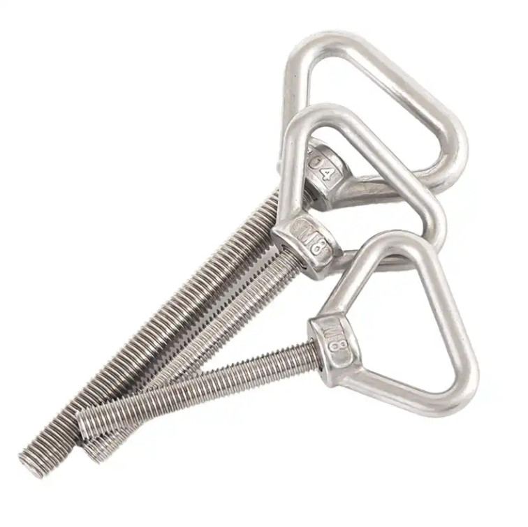 Super Duplex 2205 Eye Bolts DIN580 Triangle Ring Lifting Hook Manufacturer Direct Supply