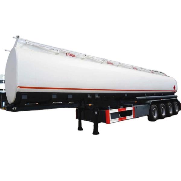 CIMC 4 axles 54000liters 6 compartments Carbon steel transport liquid chemical