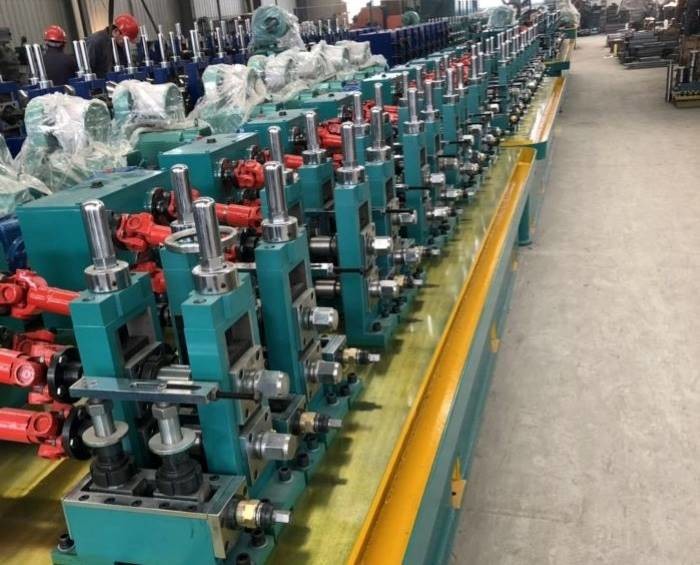 Industrial Tube Mill Machine / Steel Square Pipe Making Machine Computer Control