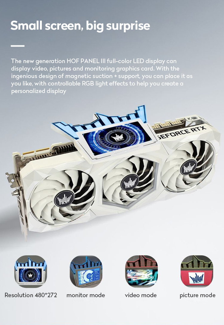Professional Gaming Graphics Card Galaxy Geforce RTX 3090 HOF Extreme Limited Edition