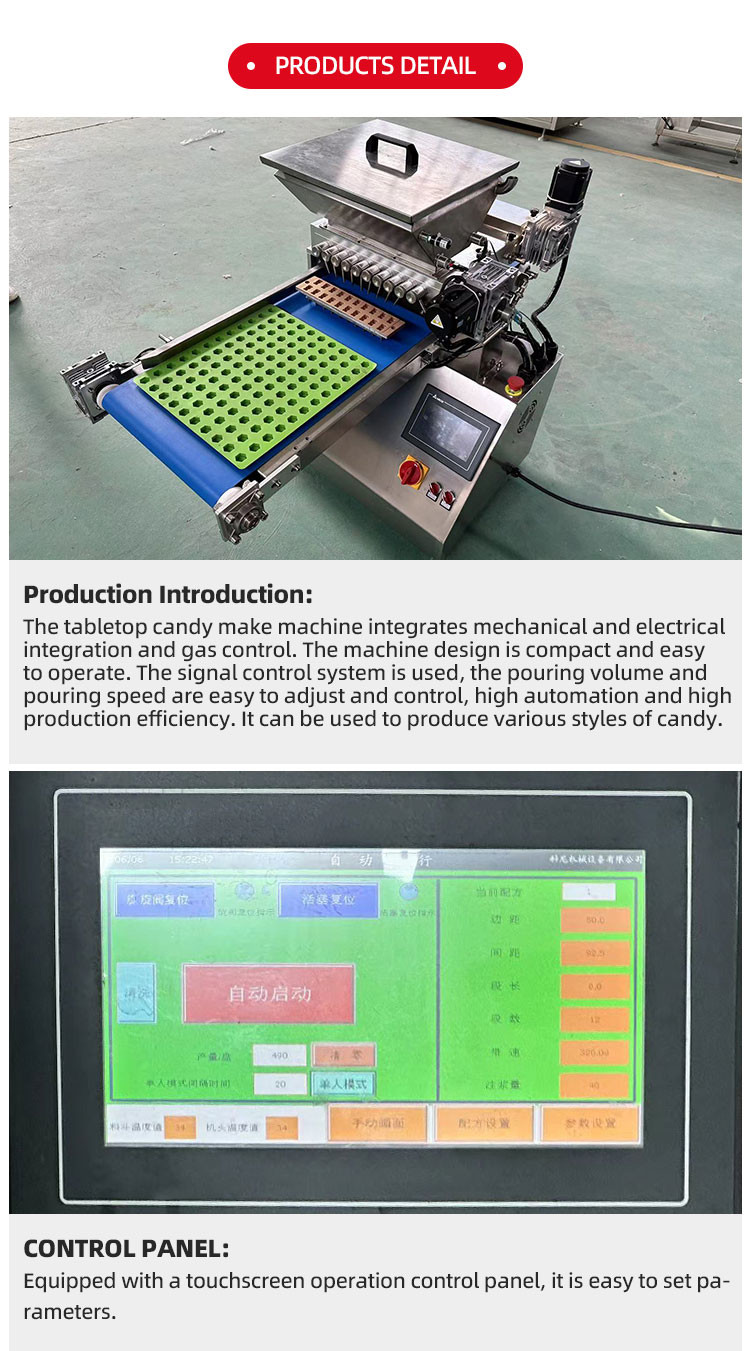 Table Top Gummy Bear Depositor Machine Small Lab Gummy Confectionery Candy Make Machine