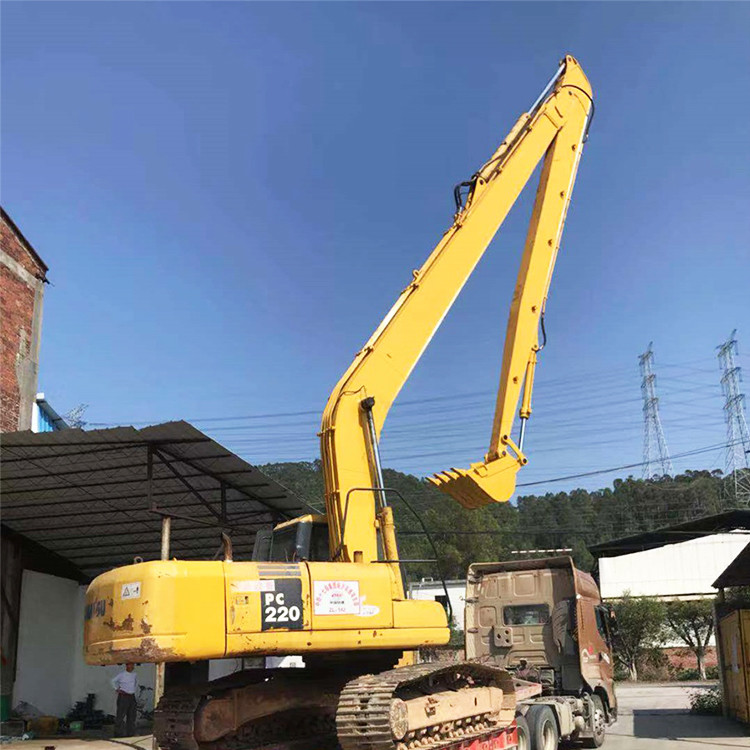 CE Q355B Mini Excavator Long Reach , 20m Arm Construction Equipment Parts