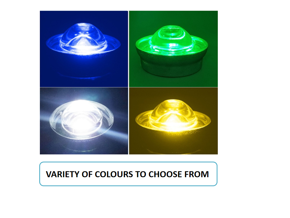 104*123*23mm Road Cone Sign Solar LED Road Stud for Glass Cat Eye Road Safety