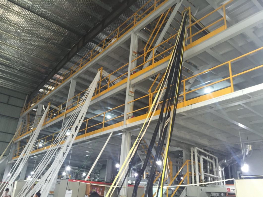 New Design Double Beam PP Spunbond Ss Non-Woven Fabric Making Production Line Machine