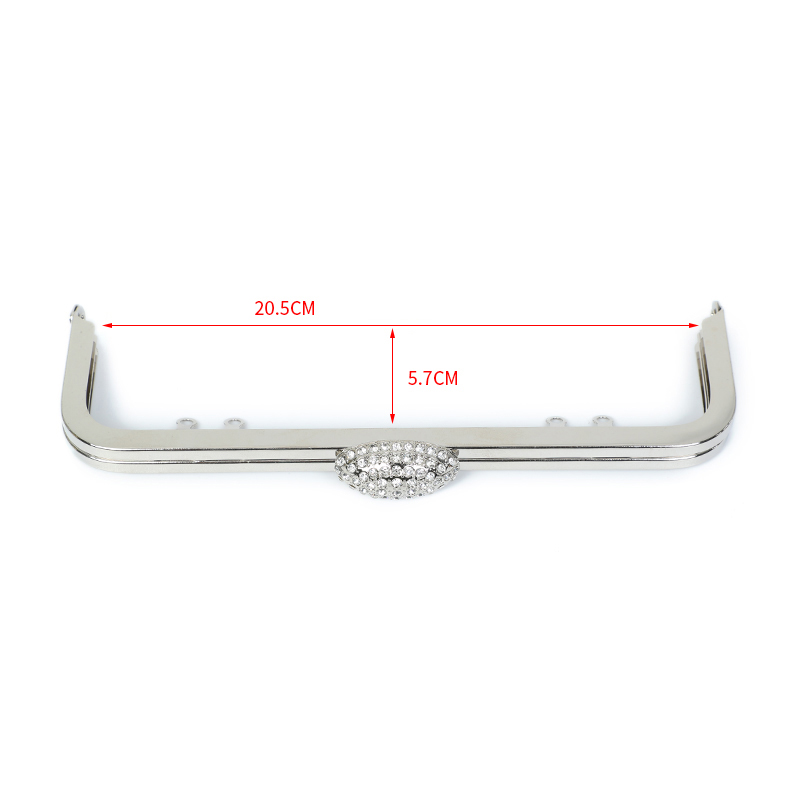 Coin Purse Clutch Kiss Clasp Frame Embossed ISO9001 Lightweight And Convenient