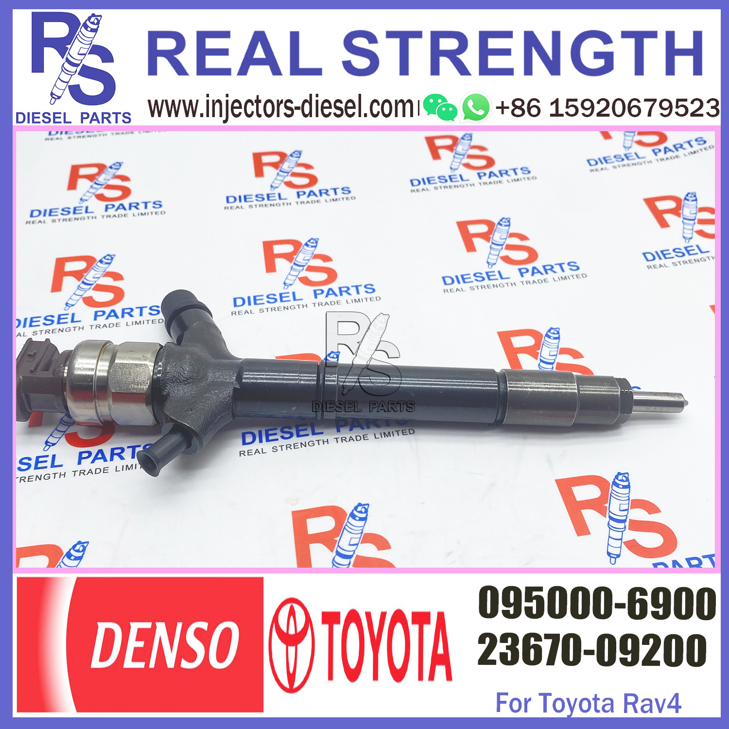 Common Rail Fuel Injector 095000-6900 095000-7240 095000-7250 095000-7600 For Toyo-ta Rav4