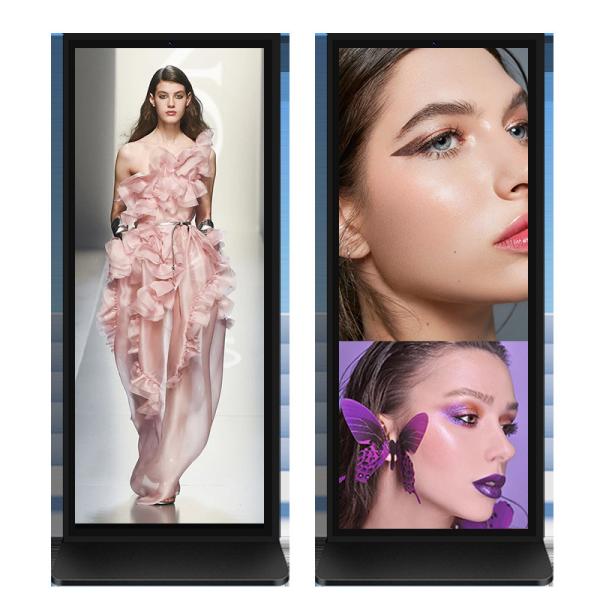 VETO 70 Inch Full Screen Digital Signage And Display 4k Resolution Indoor Floor