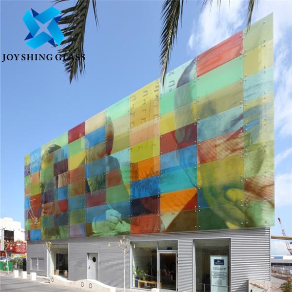 Quality White Back Painted Glass , Decorative Toughened Lacquered Glass 8mm for sale