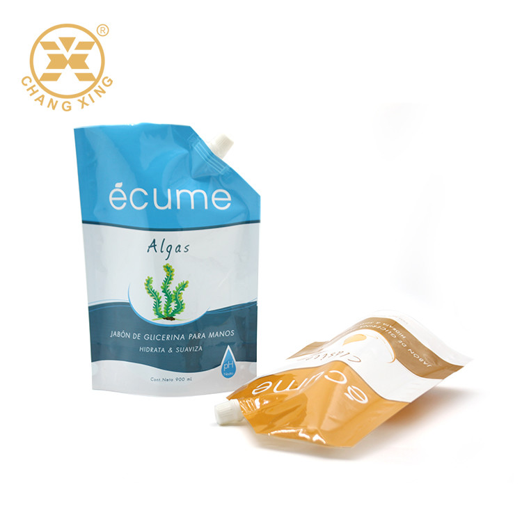 500ML 1L OEM design Doy pack Liquid Detergent Powder Packaging Pouch