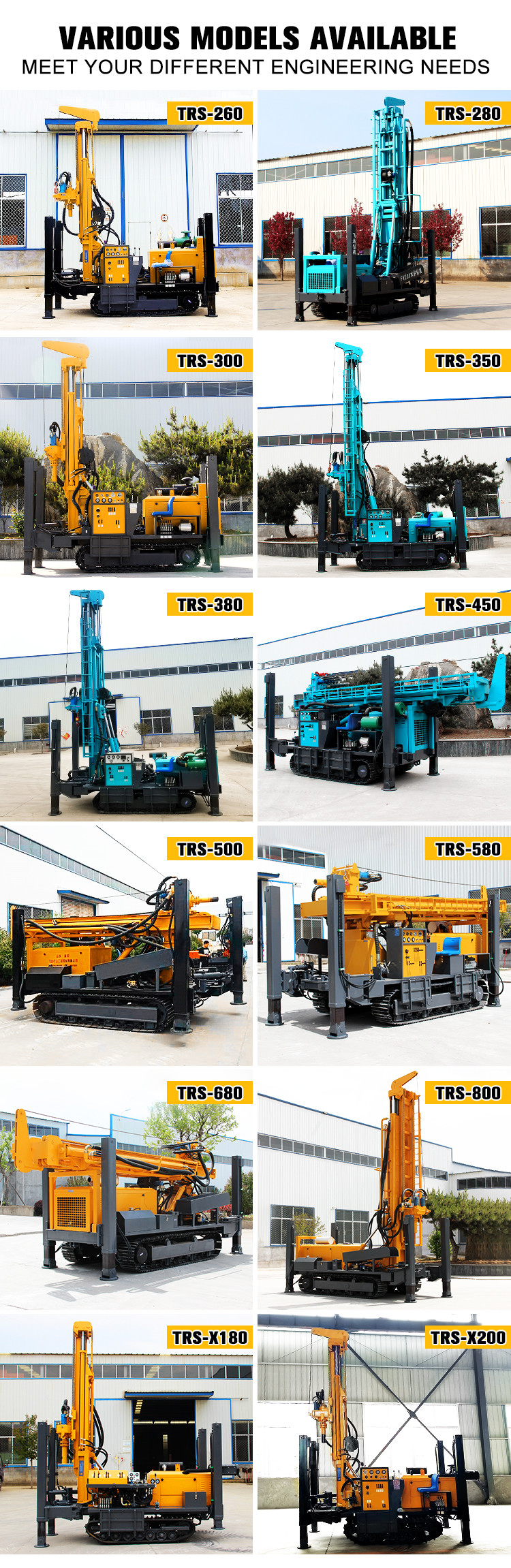 140-325mm Bore Hydraulic Crawler Drill Machine 85KW Mining Drilling Rigs