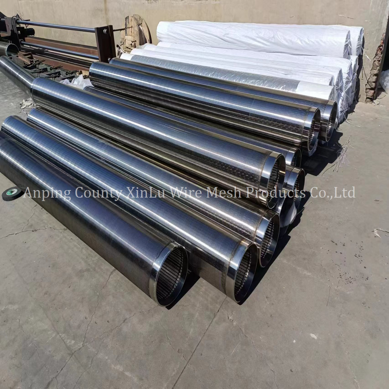 6" Wedg Wire Johnson Screen Tube With Wire Wrapped Continuous Slot For Water and Oil Pump Drilling Filter