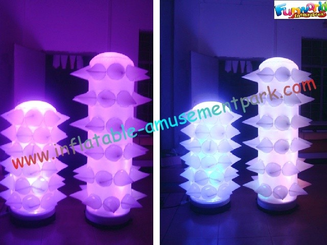 China New Design LED Event Inflatable Lighting Balloon Decoration Tusk for Party on sale