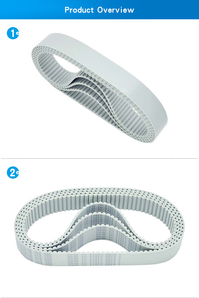 180500075 Timing Belt Poly W / ST For Gerber S91 S93 Cutter Machine