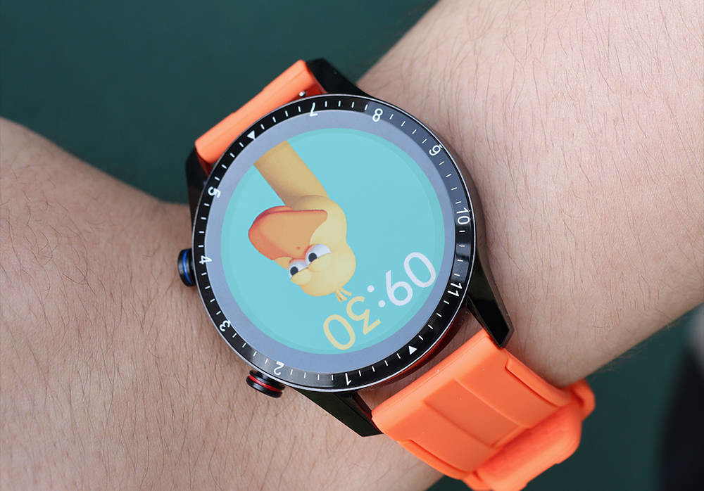 Music Play Round Smartwatch BT Phone Call DIY Watchface For Man