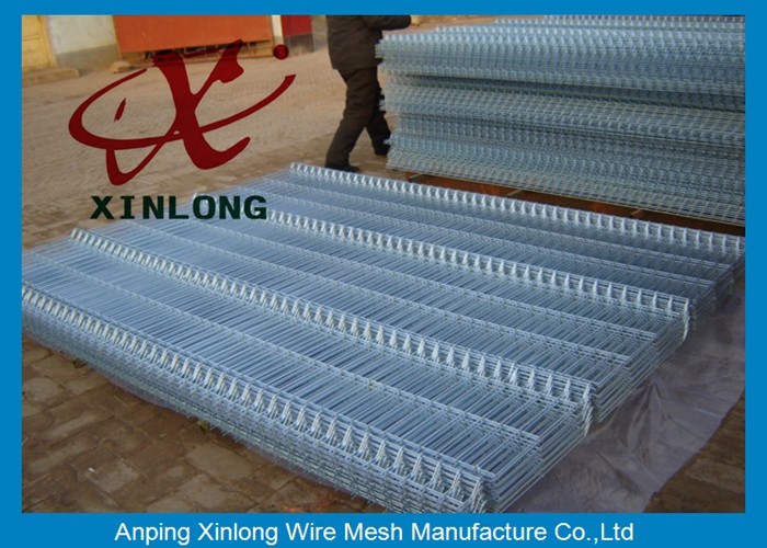 Hot Dipped Galvanzied Bending Welded Wire Mesh Fence 50 * 150mm