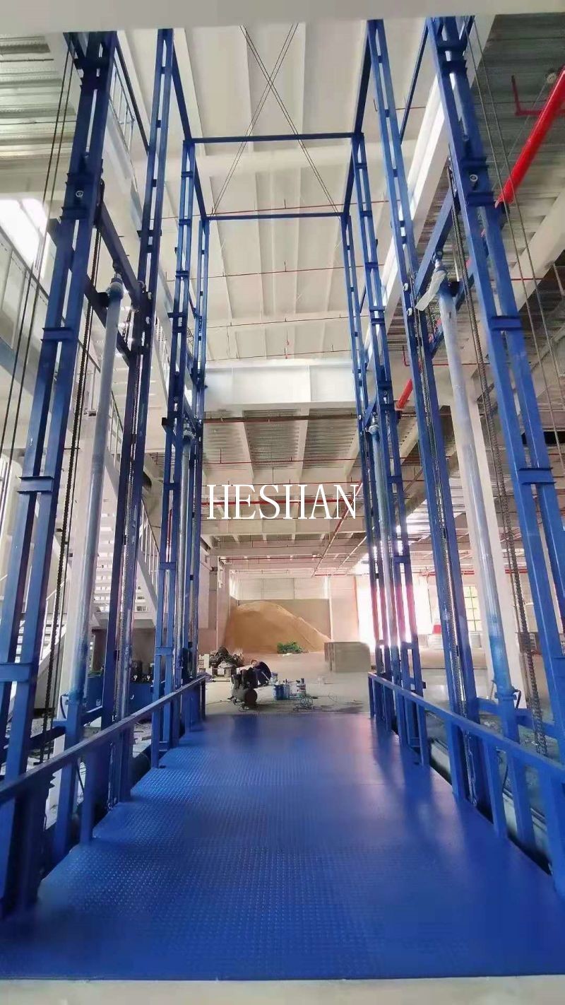 Wall Mounted Hydraulic Warehouse Goods Lift 300KG 500KG 800KG 1000KG 2000kg