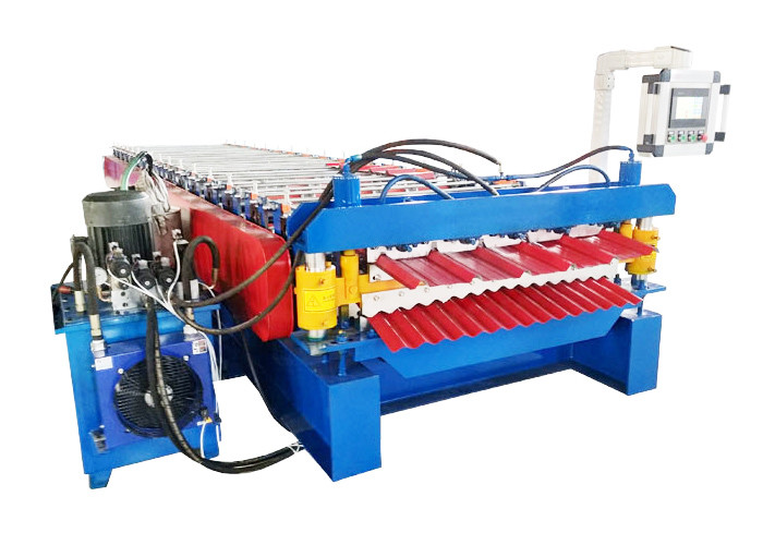 Ibr And Corrugated Double Deck Roofing Sheet Roll Forming Machine Galvanized
