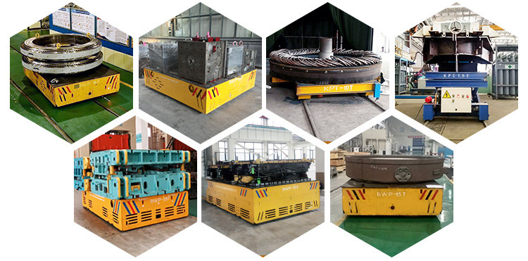 Machinery Factory Wire Coil Motorized Transfer V-deck Railway Truck