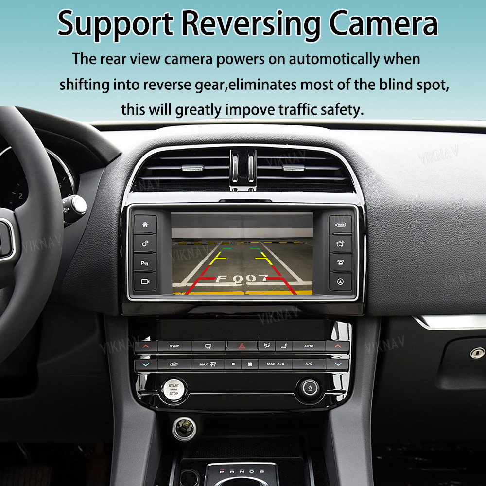 Viknav Linux Interface Box for Jaguar XE XEL XF F-PACE 2016-2019 with Wireless CarPlay