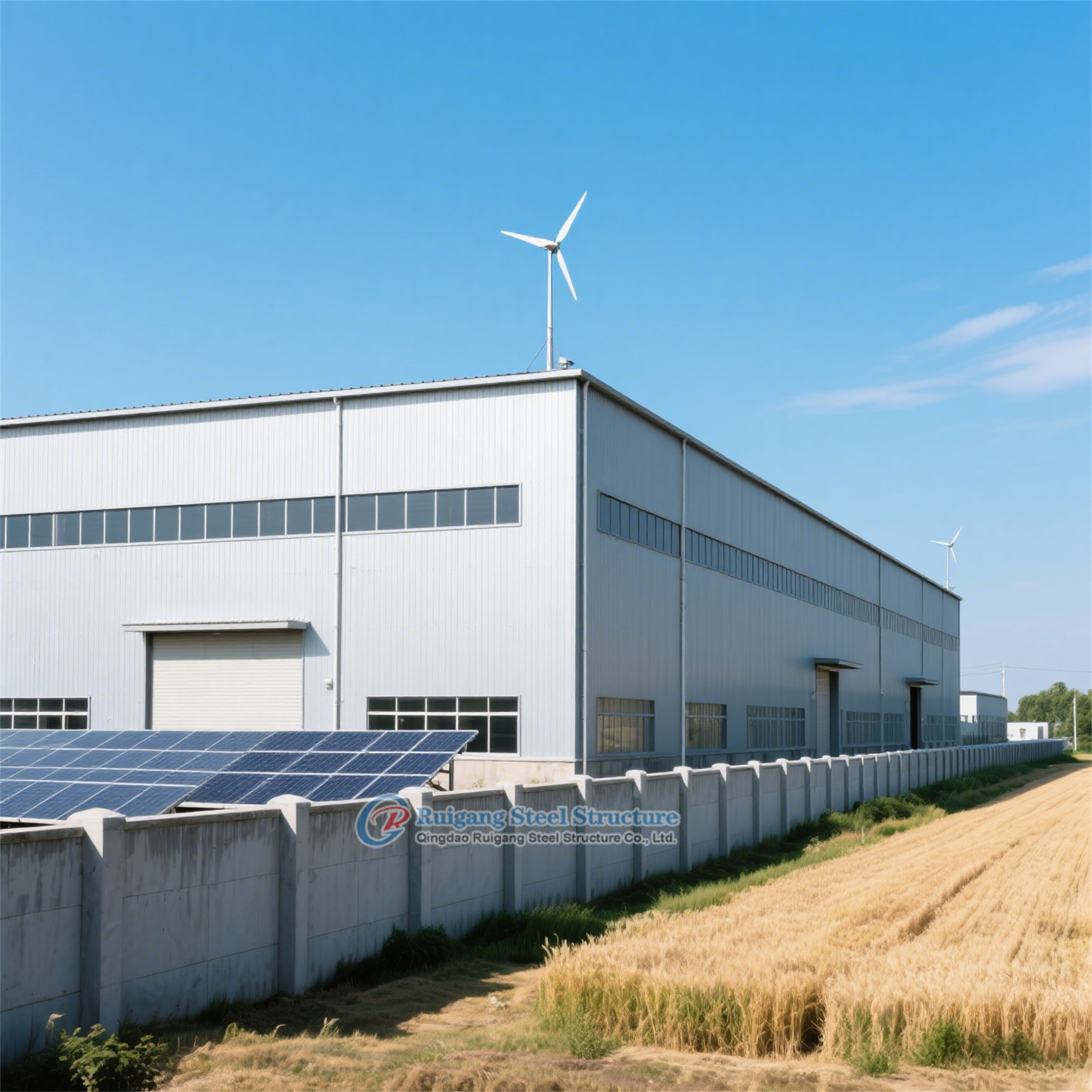  Custom Steel Structure Warehouse with Galvanized or Painted Finish Manufactures