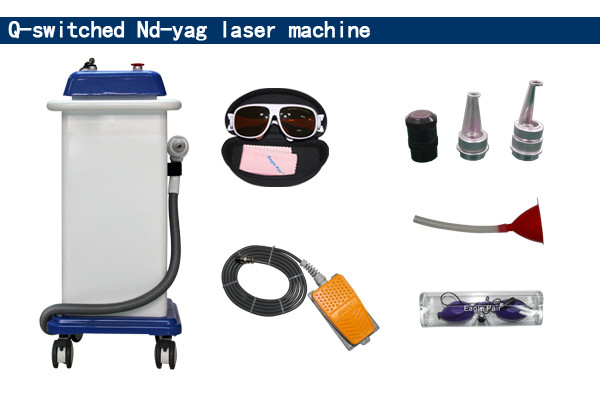 Lowest price from manufacture sapphire ruby laser tattoo removal machine