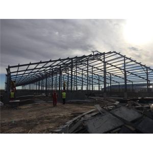 Q355B Prefabricated Steel Structure Building for Milk Processing Plant