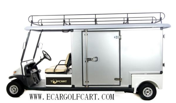 Eco Friendly Cargo Utility Golf Cart , Club Car Utility Vehicle For Two