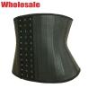 Buy cheap Stomach Trimmer Belt Short Torso Waist Trainer 25 Steel Boned Corset 3 Rows Hook from wholesalers