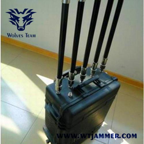 UHF VHF GPS WIFI Cell phone Jammer Portable Bomb Gas Station Oil Depot High