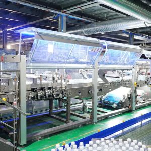 Automatic High Capacity Shrink Packer with Electronic Speed Control for Food and