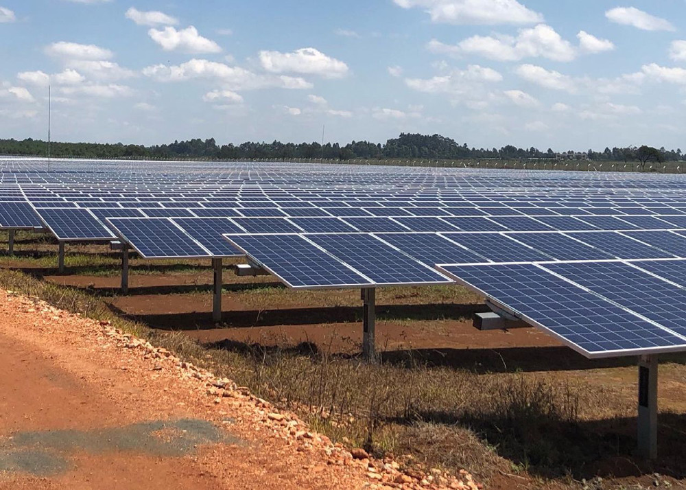 Ground Photovoltaic Solar Mounting System Single Column Tracking System