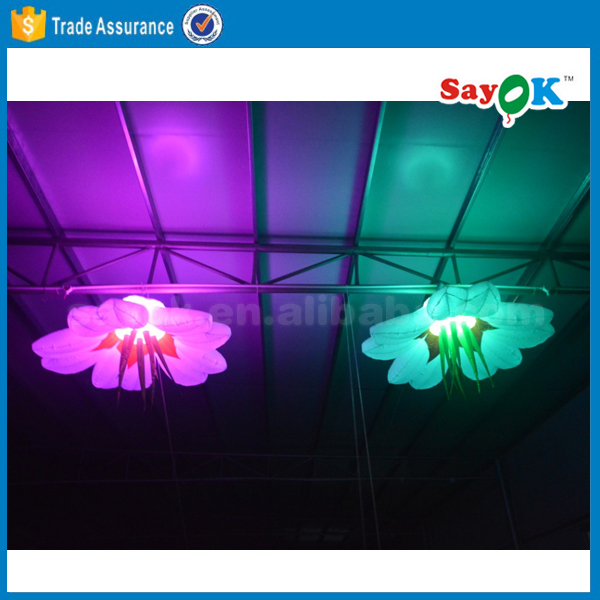inflatable led wedding stage decoration china, wedding inflatable flower