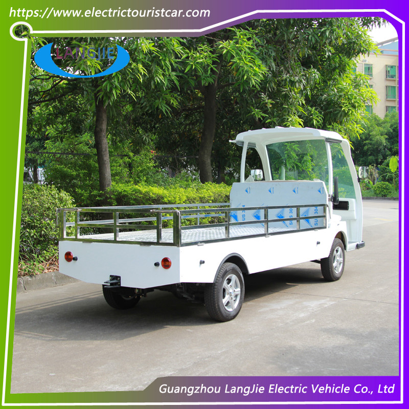 28km/H CE CertificateTwo Seater Electric Car , Electric Hotel Buggy Car With Cargo