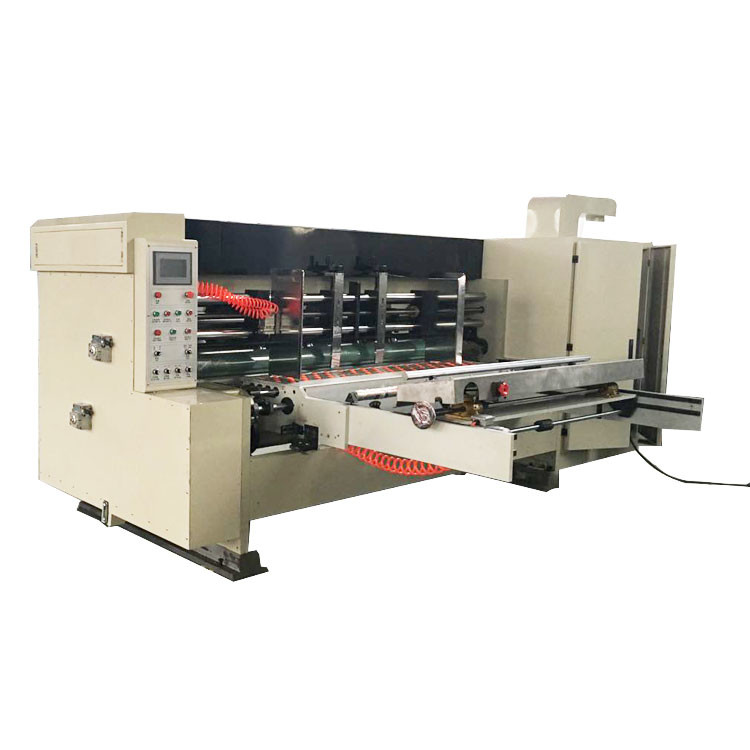 Corrugated Cardboard Rotary Slotter Machine Black Color