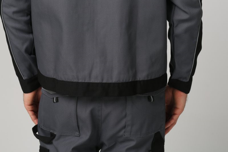 Concealed Front YKK Zip Multi Pocket Work Jacket With Flap