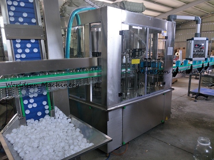 SGS 5000ml Liquid Fertilizer Filling Machine For Plastic Bottle drinking water filling equipment stainless steel