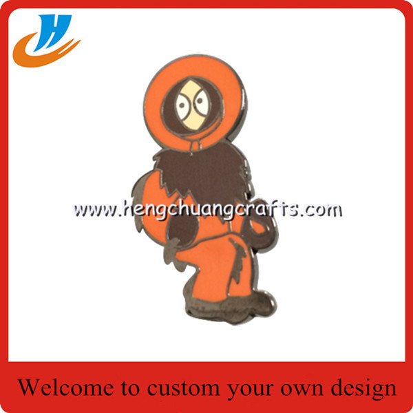 Cartoon enamel pin badge,metal lapel pin with custom logo design