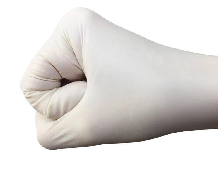Hygienic White Nitrile Medical Examination Gloves