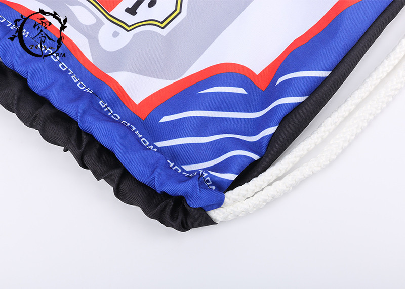 Japan Football National Backpack String Bag , Printed Athletic Pull String Bag