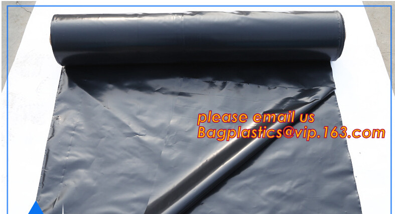 Custom biodegradable agriculture plastic mulch film,tubular roll with black colour for agricultural mulch film BAGEASE