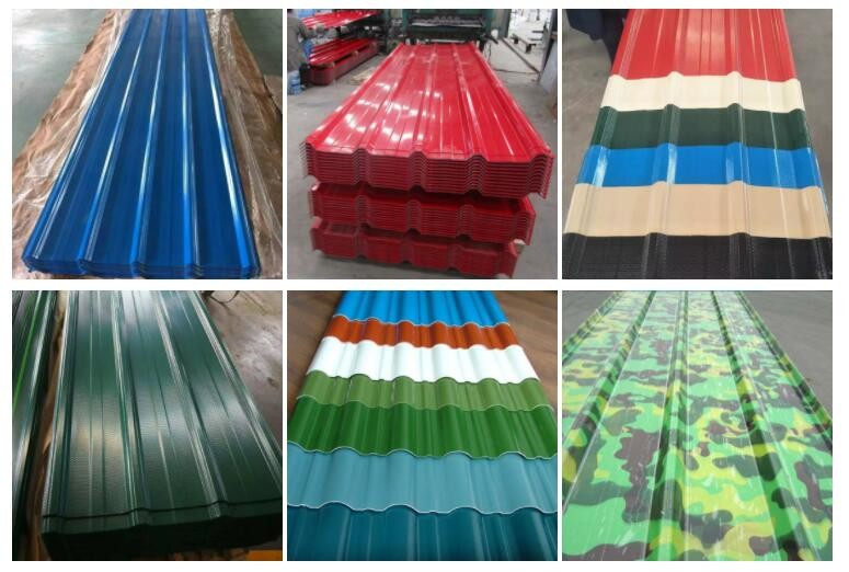 Ppgi Prepainted Roofing Sheet Long Span Color Coated Corrugated