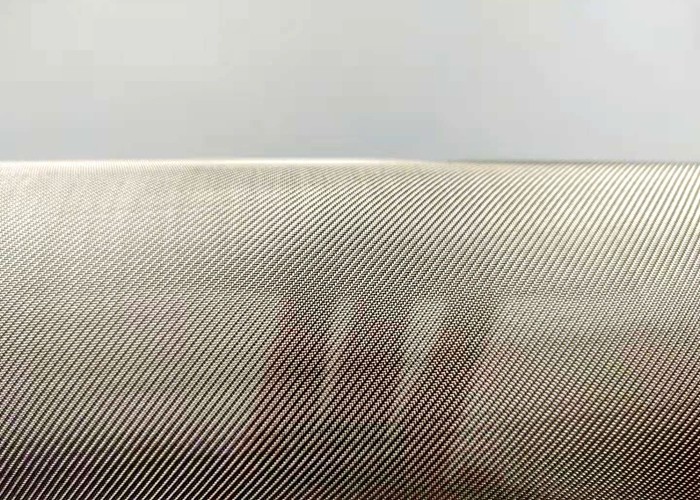 0.13mm 0.15mm Twill Weave Wire Mesh , 80X80 Mesh SS Wire Cloth